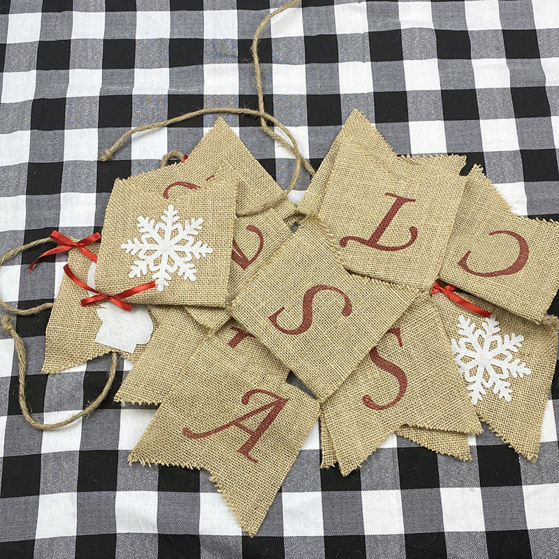 Christmas Alphabet Paper Banner