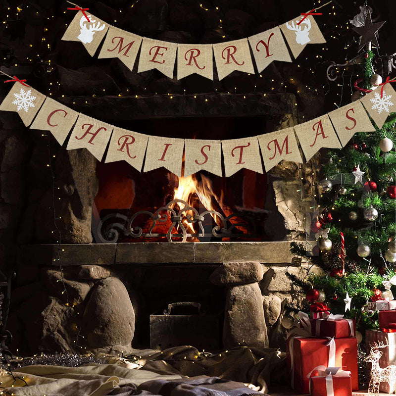 Christmas Alphabet Paper Banner