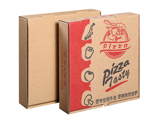 Kraft Paper Pizza Packaging Box