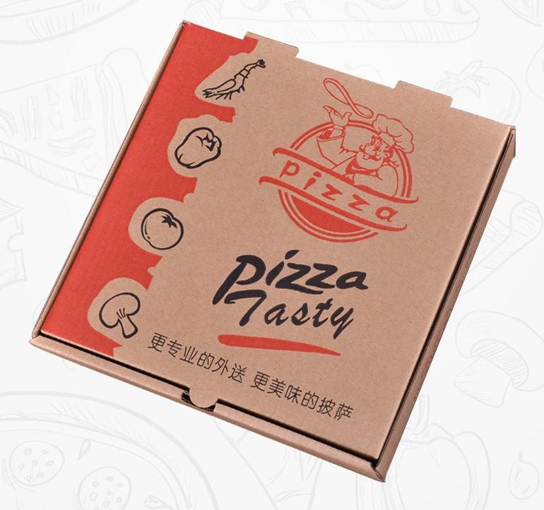 Kraft Paper Pizza Packaging Box