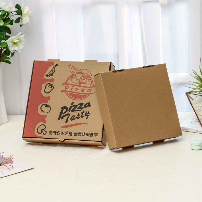 Kraft Paper Pizza Packaging Box