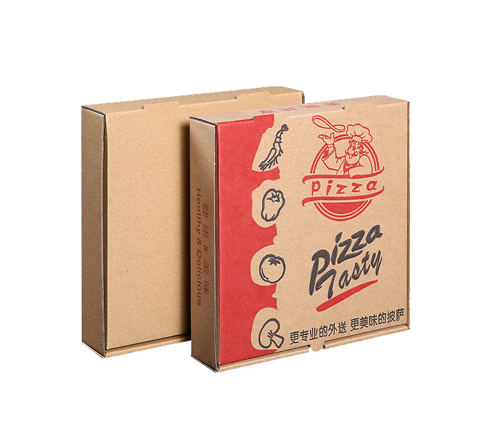 Kraft Paper Pizza Packaging Box